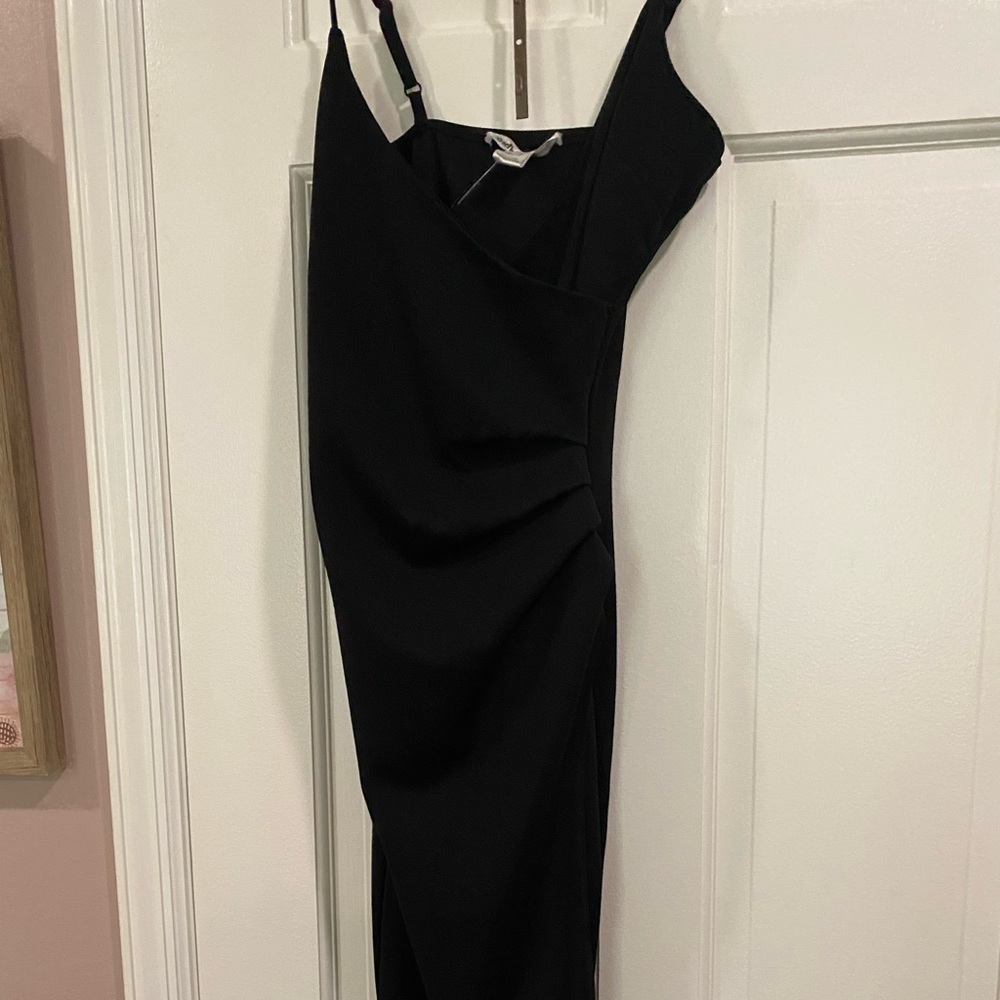 Black mini dress